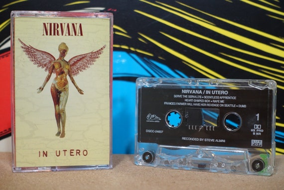 Nirvana - In Utero Cassette Tape - 1993 DGC Records - Vintage Analog Music