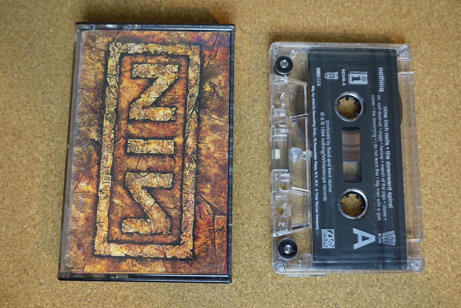 NIN Nine Inch Nails - The Downward Spiral Cassette Tape - 1994 Interscope Records - Vintage Analog Music NIN Nine Inch Nails - The Downward Spiral Cassette Tape - 1994 Interscope Records - Vintage Analog Music