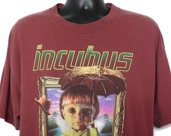 2002 Incubus T Shirt, Under My Umbrella, Morning View Tour, Y2K Shirt, Brandon Boyd Shirt, Band Tees, Music Lover Gift, XL M&O Knits Tag
