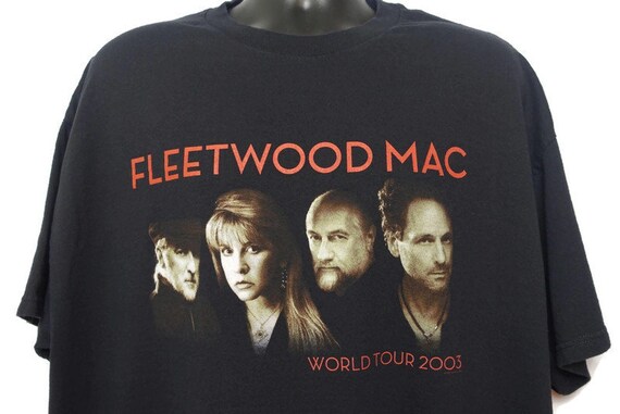 2003 Fleetwood Mac Shirt, Stevie Nicks shirt, What's The World Coming To Tour, Y2k Clothing, Band Tees Vintage, Tennessee River 2XL Tag