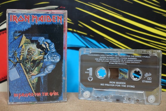 No Prayer For The Dying by Iron Maiden Vintage Cassette Tape