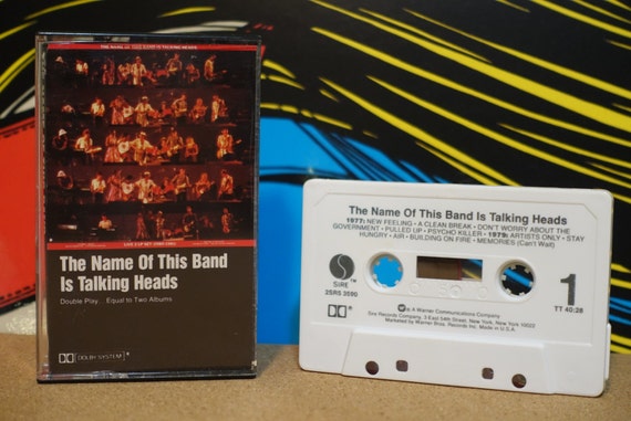 The Name Of This Band Is Talking Heads by Talking Heads Vintage Cassette Tape