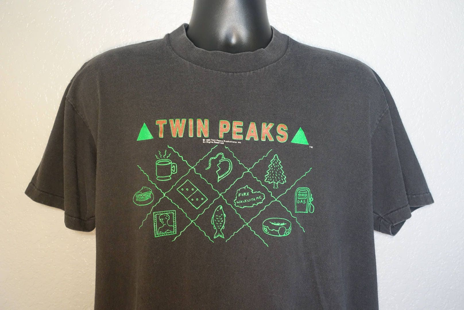 1990 RARE Twin Peaks Promotional - Fire Walk With Me - Vintage T-Shirt