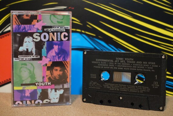 Experimental Jet Set, Trash And No Star by Sonic Youth Vintage Cassette Tape
