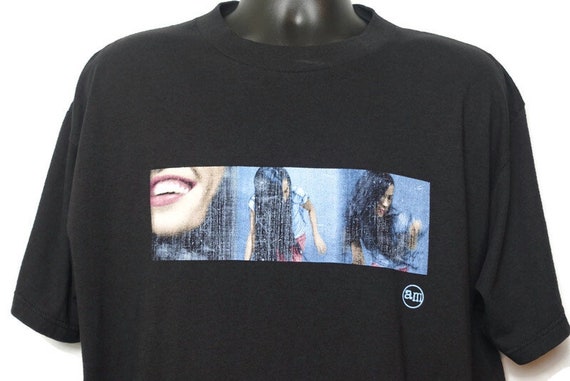 1999 Alanis Morissette Vintage T Shirt, Music Lover Gift, You Oughta Know, Original 90s Concert Band T-Shirt on a XL Tultex Tag