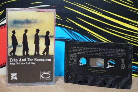 Songs To Learn (Canadian Pressing) & Sing by Echo and The Bunnymen Vintage Cassette Tape
