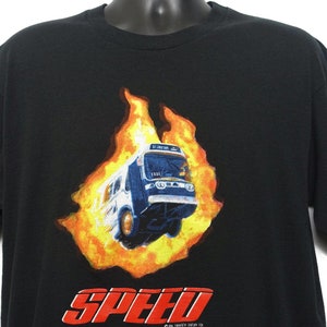 1994 SPEED Movie Vintage T Shirt - Get Ready for Rush Hour Bus 
