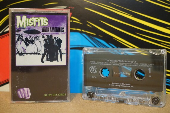 Walk Among Us by Misfits Vintage Cassette Tape
