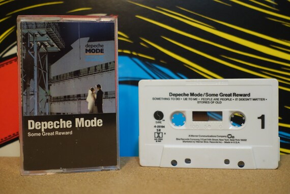 Depeche Mode - Some Great Reward Cassette Tape - 1984 Sire Records - Vintage Analog Music