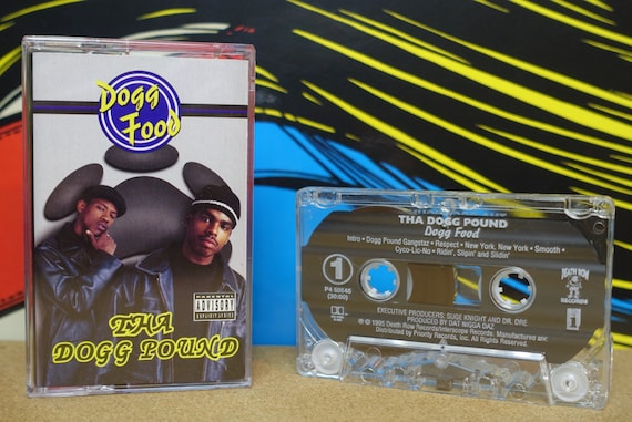 Tha Dogg Pound - Dogg Food Cassette Tape - 1995 Ruffhouse Columbia Records Vintage Analog Music