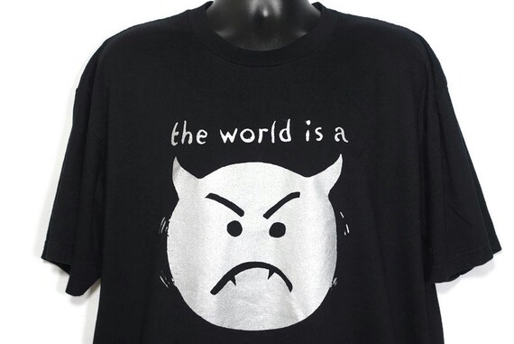 1996 Smashing Pumpkins Vintage T Shirt The World is a Vampire Mellon Collie Infinite Sadness Tour 2-Sided Original 90s Concert Band T-Shirt