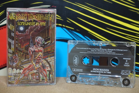Somewhere In Time by Iron Maiden Vintage Cassette Tape