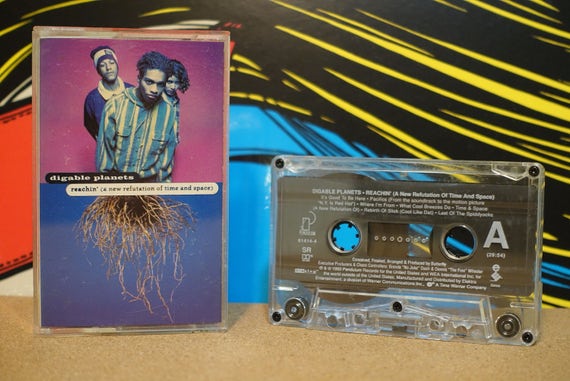 Digable Planets - Reachin' (A New Refutation Of Time And Space) Cassette Tape - 1993 Pendulum Records Vintage Analog Music