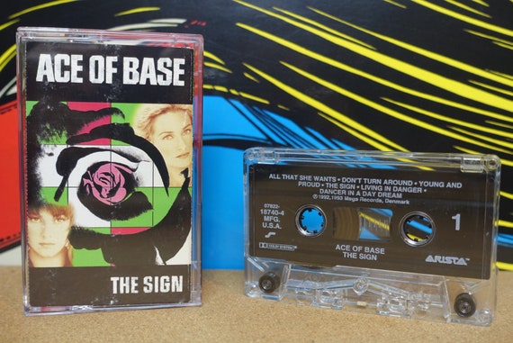 Ace Of Base Cassette Tape, House Music, Dance, 90s Cassette Tapes, Vintage 1993, Arista Records, Music Lover, Music Lover Gift, Analog Music