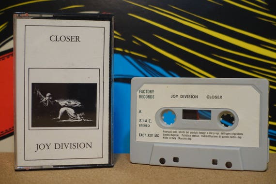 Closer (RARE Italian Pressing) by Joy Division Vintage Cassette Tape