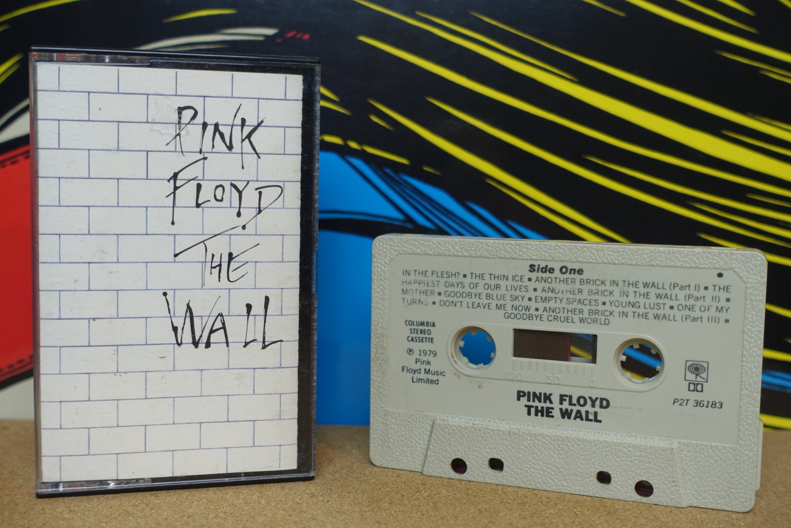 Pink Floyd - The Wall Cassette Tape - 1985 Columbia Records