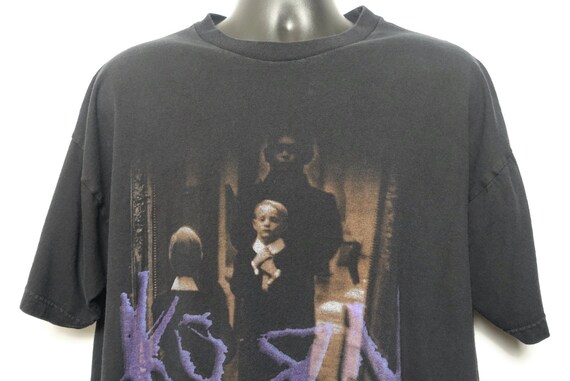 1996 Korn Vintage T Shirt - Life is Peachy Giant Branded Original 90s Concert Band T-Shirt