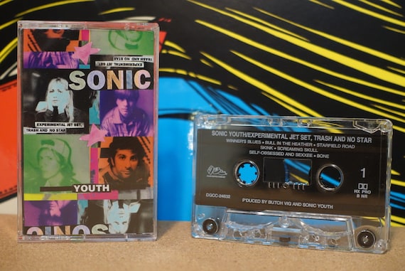 Experimental Jet Set, Trash And No Star by Sonic Youth Vintage Cassette Tape