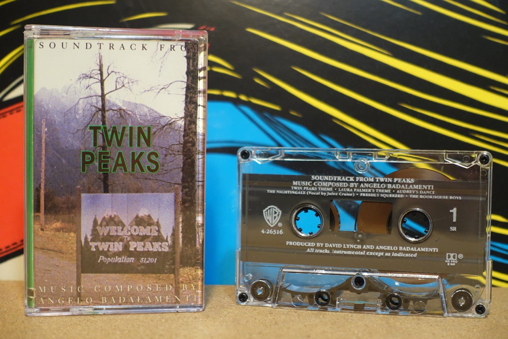 Soundtrack From Twin Peaks by Angelo Badalamenti Vintage Cassette Tape