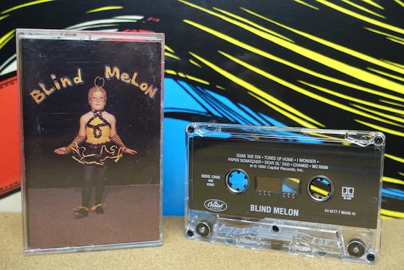 Blind Melon Cassette Tape, No Rain, Bumble Bee, 90's Music, 1992 Capitol Records, Vintage Analog, Music Lover Gift