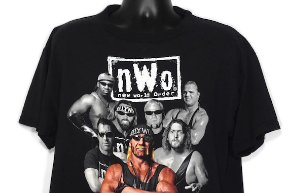 Vintage Original 90s 1998 New World Order - NWO Hollywood Hulk Hogan - Scott Hall - Kevin Nash - WCW Wrestling Cult 90s TV Vintage T-Shirt