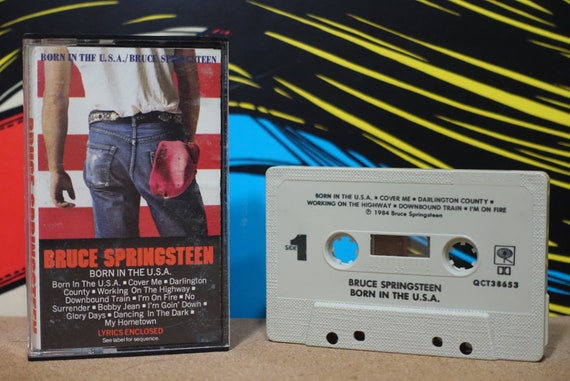 Born In The U.S.A. by Bruce Springsteen Vintage Cassette Tape