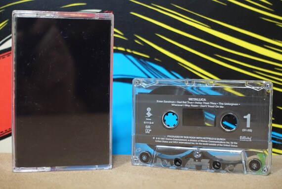 Metallica - Metallica (Black Album) Cassette Tape - 1991 Elektra Records Vintage Analog Music