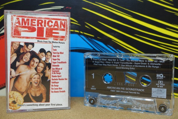 American Pie Cassette Tape, Movie Soundtrack Tape, Blink 182, Third Eye Blind, Sugar Ray, Music Lover Gift, Vintage Cassette Tape
