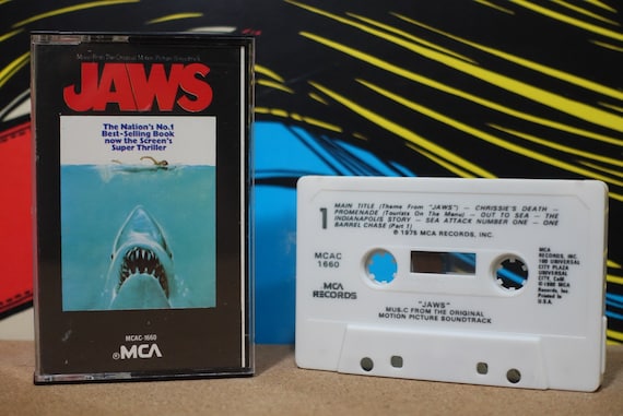 Jaws (Music From The Original Motion Picture Soundtrack) by John Williams Vintage Cassette Tape