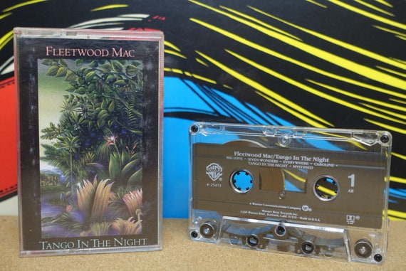 Fleetwood Mac Cassette Tape, Tango In The Night, Stevie Nicks Cassette, 80s Music, Warner Bros Records, Vintage, Music Lover Gift