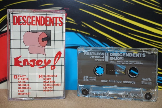 Enjoy! by Descendents Vintage Cassette Tape
