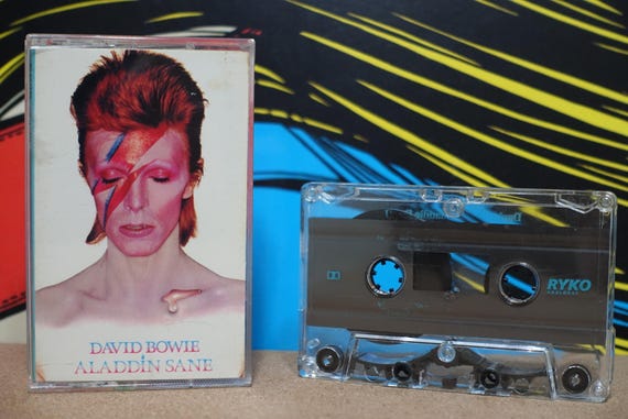 Aladdin Sane by David Bowie Vintage Cassette Tape