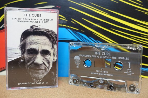 The Cure Cassette, Standing On A Beach Cassette Tape, The Singles (B-Sides) Vintage 1986, Elektra Records, Punk Cassettes, Analog Music