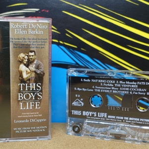 This Boy&#39;s Life Cassette Tape, Movie Soundtrack, Vintage 1993, Leonardo DiCaprio, Nat King Cole, Ventures, Vintage Music, Music Lover Gift