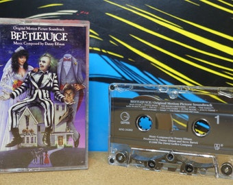 Beetlejuice Cassette Tape (Original Motion Picture Soundtrack) by Danny Elfman Vintage Analog Music