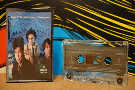 The Cutter by Echo and The Bunnymen Vintage Cassette Tape