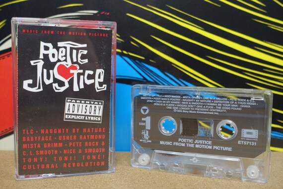 Poetic Justice by Various Artists including 2Pac TLC Vintage Cassette Tape