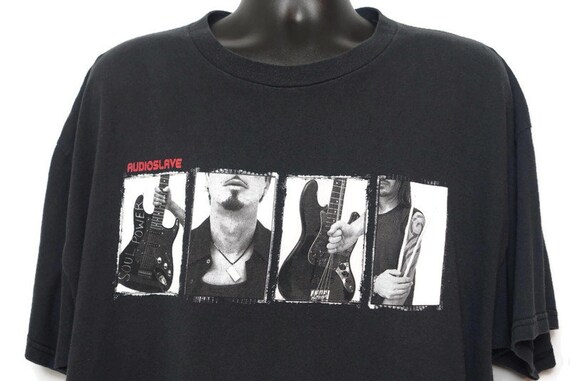 2000s Audioslave T Shirt, Chris Cornell, Y2k Shirt, Rage Against Machine, GRUNGE, Original 00s Concert Band T-Shirt