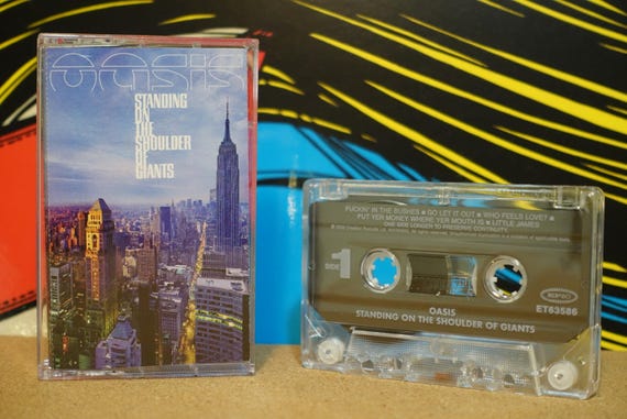 Standing On The Shoulder Of Giants by Oasis Vintage Cassette Tape