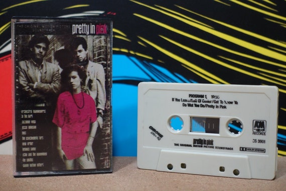 Pretty In Pink (The Original Motion Picture Soundtrack) by Various Artists Vintage Cassette Tape