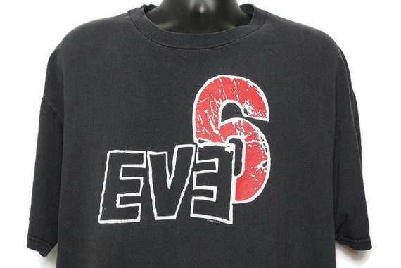 1999, Eve 6 Vintage T Shirt, Heart In a Blender, Inside Out, Band Tee, Southern California, 2-Sided, 90s Concert T-Shirt, XL Stedman Tag