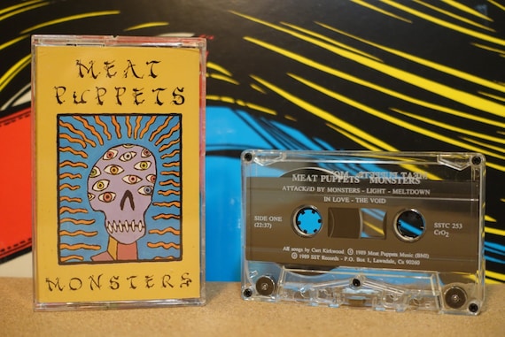 Monsters by Meat Puppets Vintage Cassette Tape