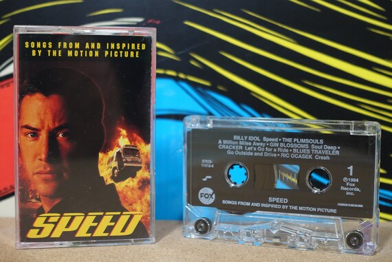 Speed (Songs From And Inspired By The Motion Picture) by Various Artists Vintage Cassette Tape