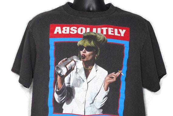 1995 Absolutely Fabulous - Patsy Stone Vodka 100% Sweetie Darling - Cult BBC TV Show Double Sided Vintage T-Shirt