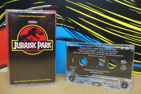 Jurassic Park (Original Motion Picture Soundtrack) by John Williams Vintage Cassette Tape