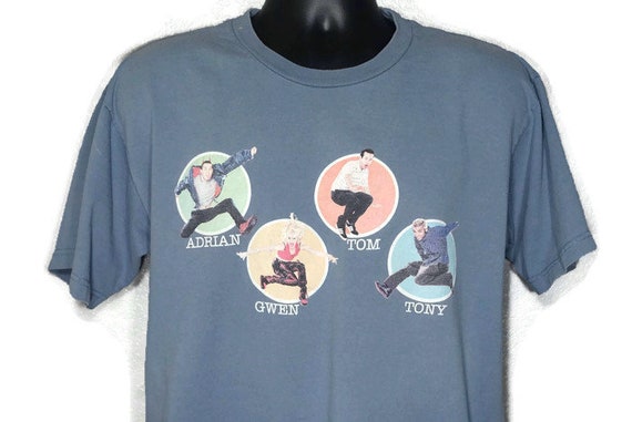 1996 RARE No Doubt - Adrian Gwen Tom Tony - Welcome to the Tragic Kingdom '96 Tour - Double Sided Vintage Concert T-Shirt