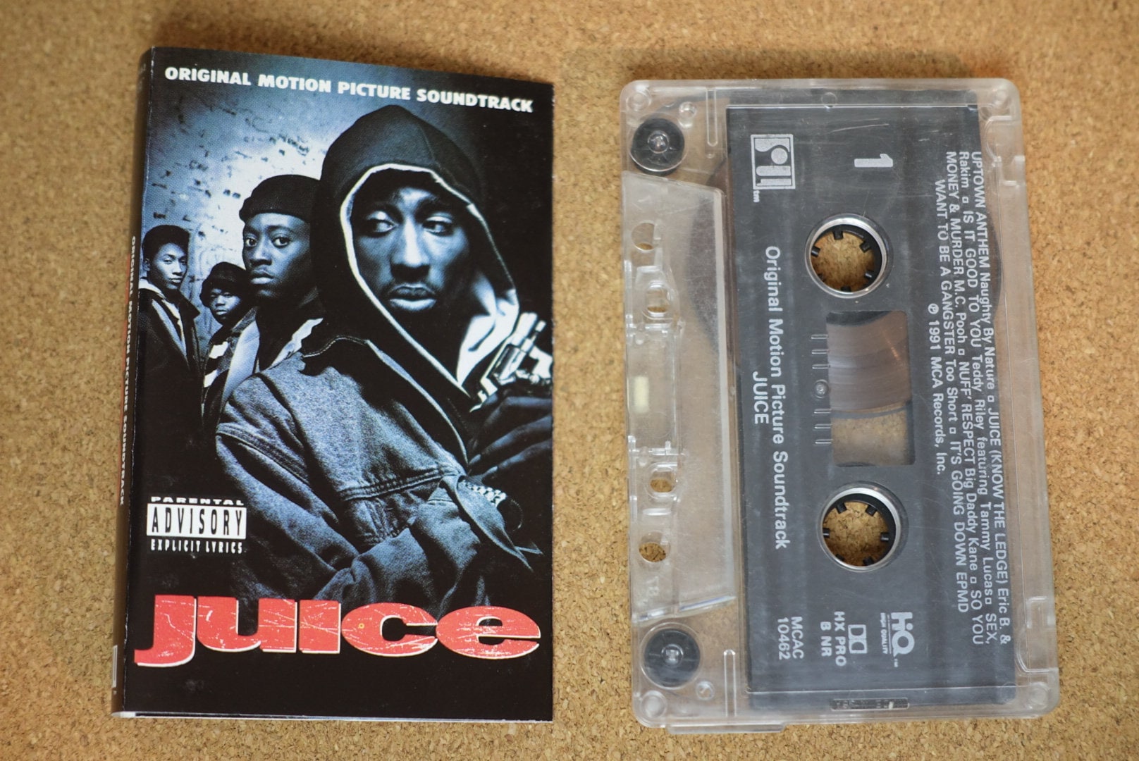 Juice 2Pac Cassette Tape (Original Motion Picture Soundtrack) 1991 SOUL