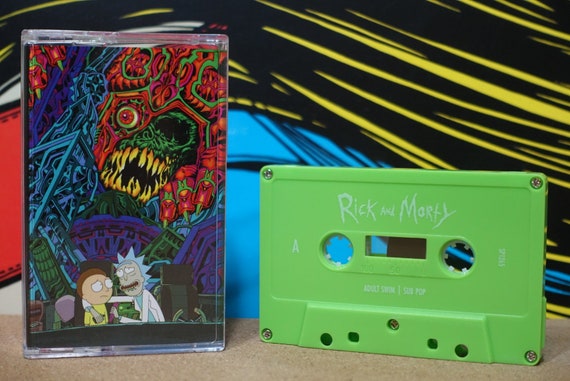 The Rick And Morty Soundtrack Cassette Tape - Various Artists Ryan Elder Get Schwifty Cult TV Show Music