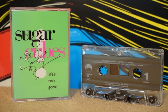 Life's Too Good by The Sugarcubes Vintage Cassette Tape