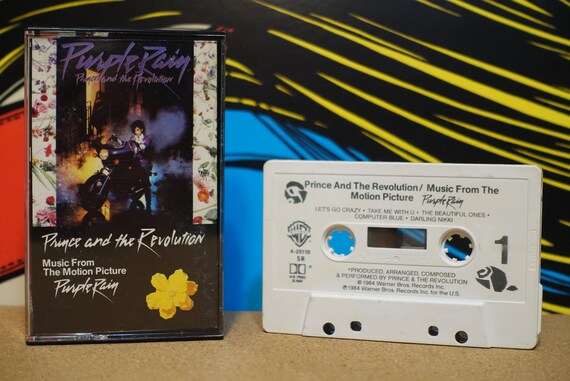 Purple Rain by Prince Vintage Cassette Tape